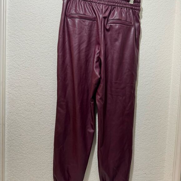 Express skinny faux leather pants size XXS elastic inseam 26” - Picture 4 of 8
